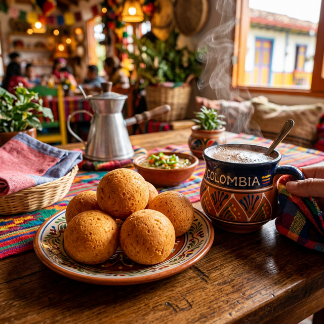 Street vendor selling buñuelos